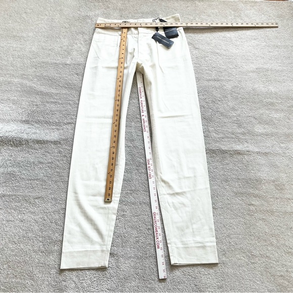 DOLCE & GABANA SOFT WHITE PANTS SIZE 48 MODERN CHIC ELEGANT CLASSIC REFINED - Picture 6 of 9